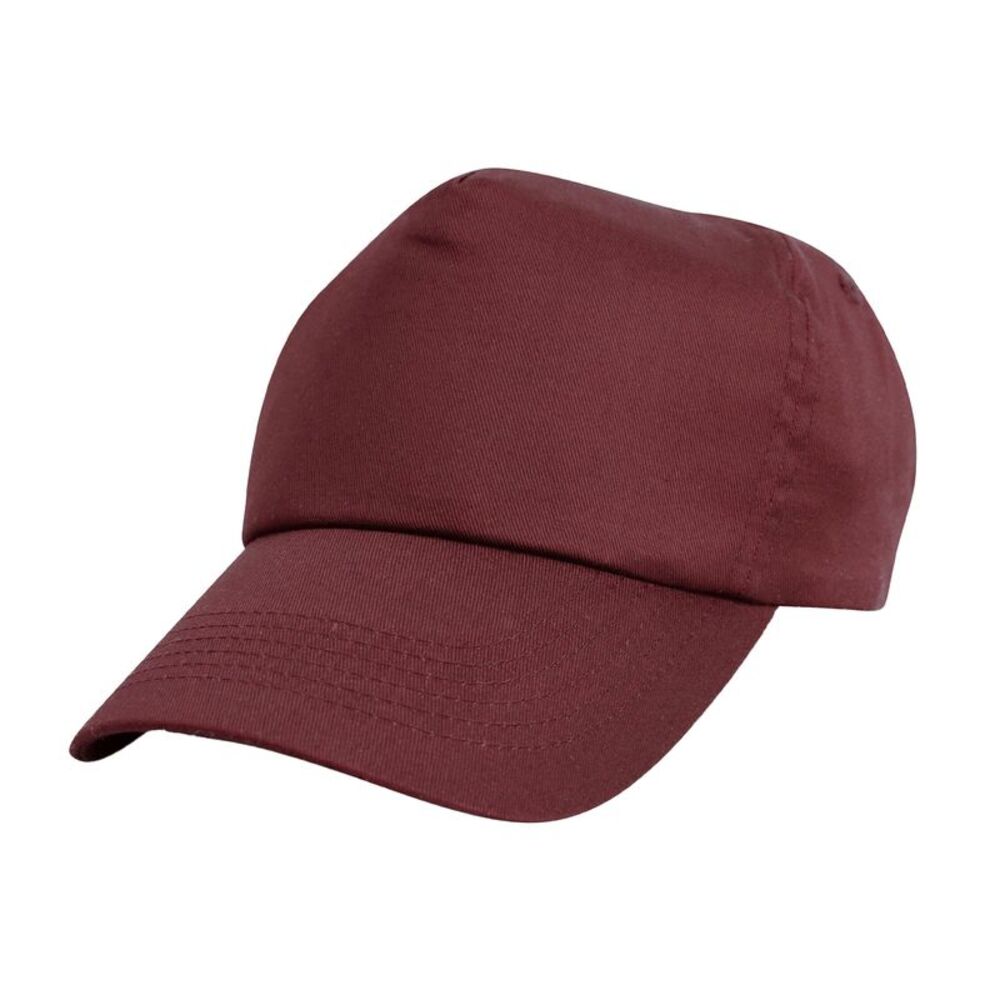 Result Headwear Cotton Baseball Cap / Burgundy